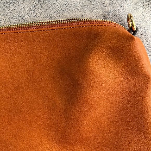 NWOT⭐️STEVE MADDEN💫Brown Large Cosmetic/Tote Bag - Picture 4 of 7